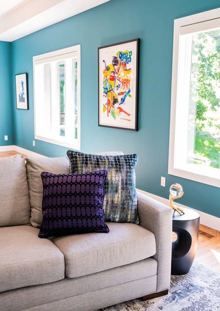 Cedar Rapids Iowa Living Room Nook Renovation