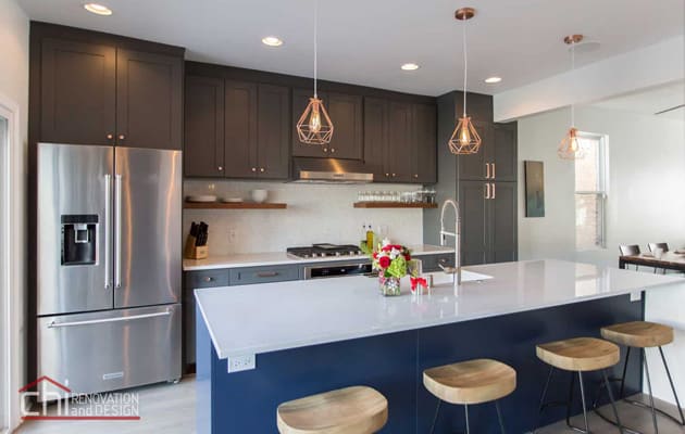 Luxury Open Concept Kitchen Renovation Interior Design