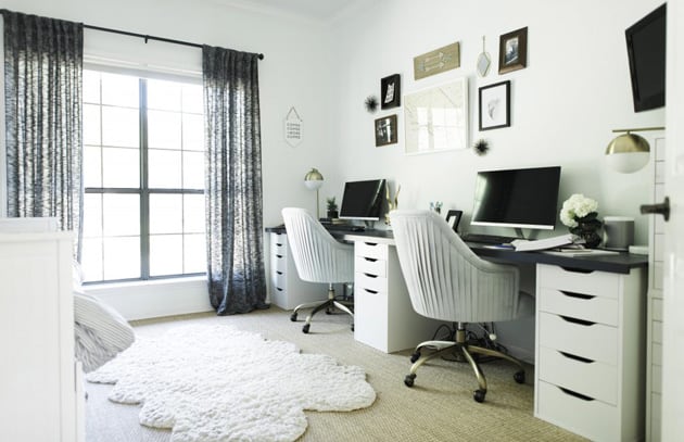 Elegant Functional Home Office Design