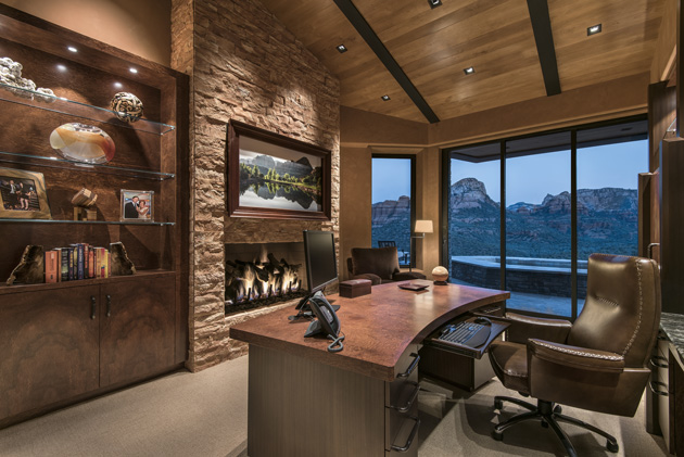 Sedona Luxury Home Office Design