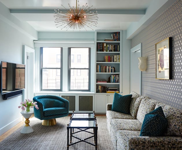 Eclectic Nyc Family Room Design