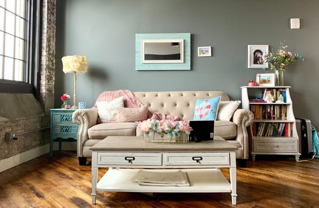 Shabby Chic Living Room Interior Design