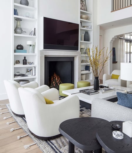 Aspen Living Room Fireplace Design