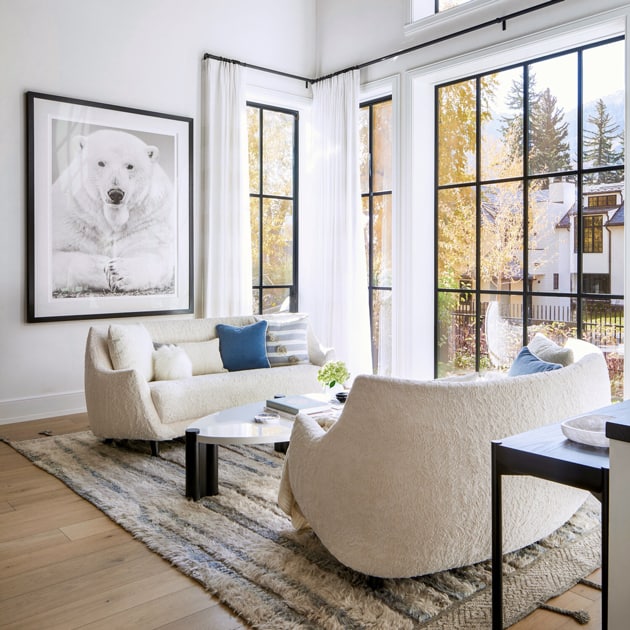 Aspen Mountain Home Living Room Wallart Design