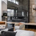 Scandinavian Modern Fireplace Design