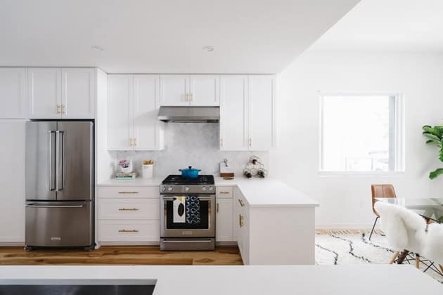 Breathe Design Studio Kitchen White Cabinet Design