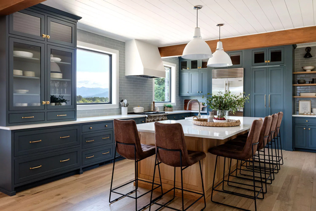 Charcoal Darker Pastels Kitchen Designs