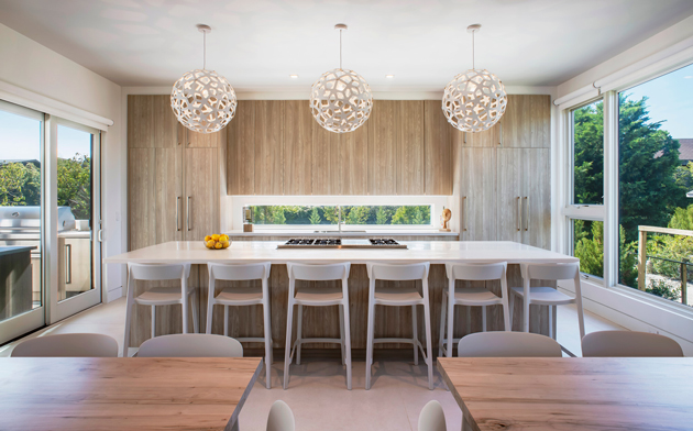Long Island Family Beach House Kitchen Design