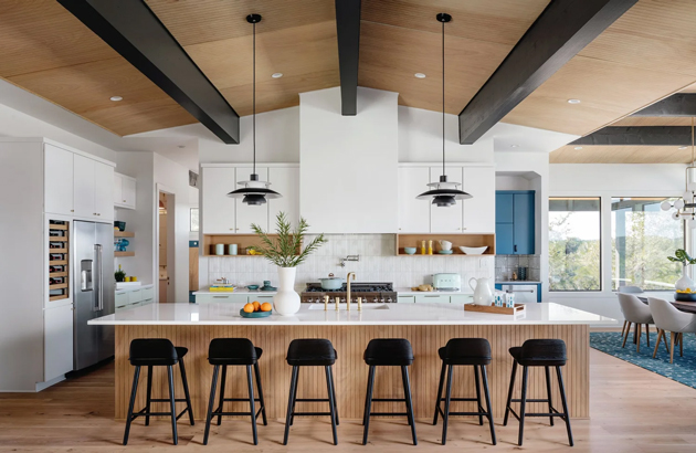 Atomic Ranch Natural House Kitchen Interior Design